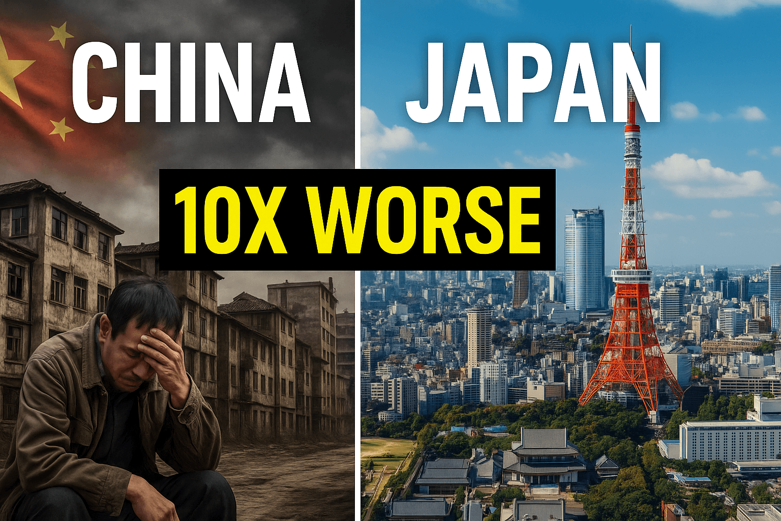 Japan Took 20 Years to Stagnate — China Might Explode in 5